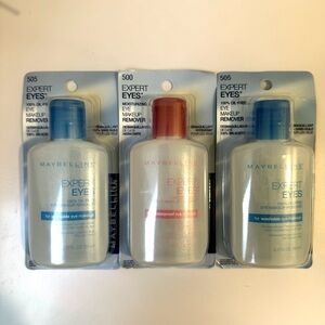 (3-pack) New Maybelline Expert Eyes Oil Free Eye Makeup Remover, 2.3 fl oz Each